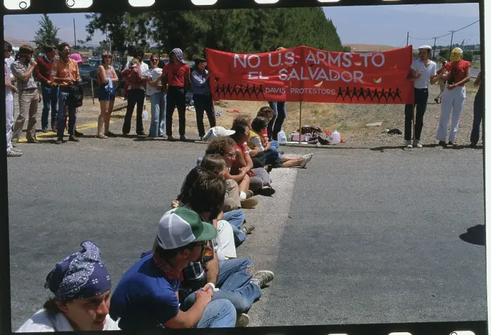 Framed Print : Protesters Blocking Highway Framed Print : Protesters Blocking Highway