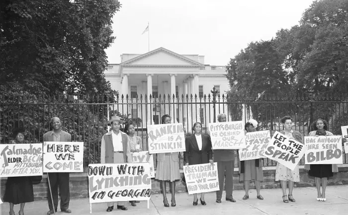 Framed Print : Protesters Outside the White House Framed Print : Protesters Outside the White House
