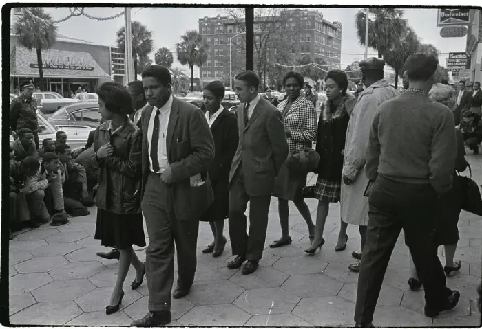 Framed Print : Protesters Pray as Freedom Riders Pass Framed Print : Protesters Pray as Freedom Riders Pass