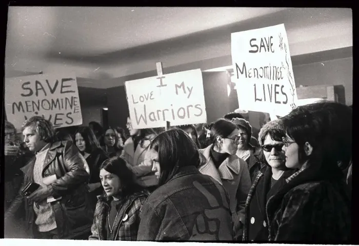 Framed Print : Protesters With Signs at News Conference Framed Print : Protesters With Signs at News Conference