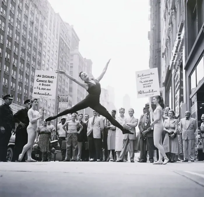 Framed Print : Protesters Watching Ballet Dancer Valerie Harper Framed Print : Protesters Watching Ballet Dancer Valerie Harper