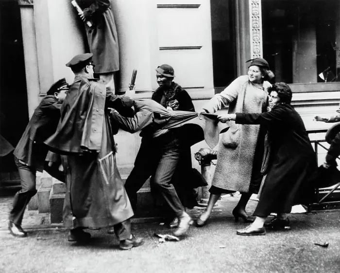Framed Print : Protestors Battle With Police Framed Print : Protestors Battle With Police