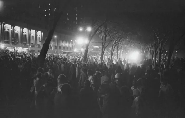 Framed Print : Protestors Congregate During The 68 DNC Framed Print : Protestors Congregate During The 68 DNC