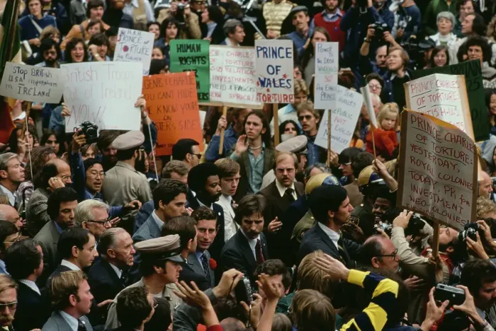 Framed Print : Protestors - Prince Charles Visit To Berkeley Framed Print : Protestors - Prince Charles Visit To Berkeley