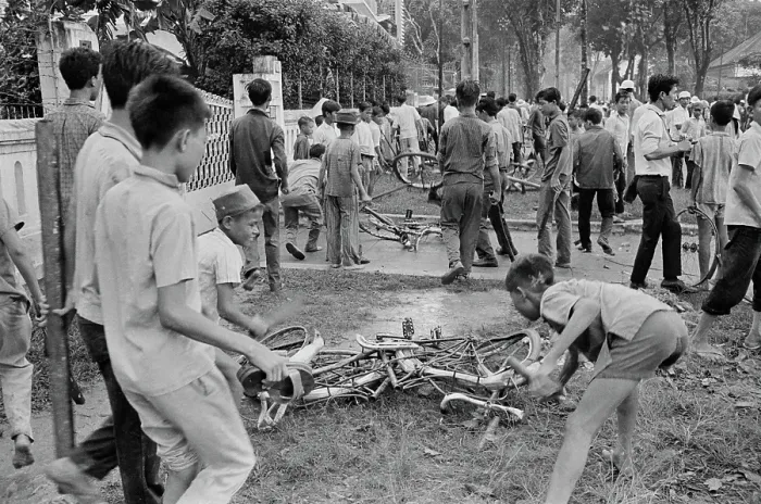 Framed Print : Protests In Saigon Framed Print : Protests In Saigon