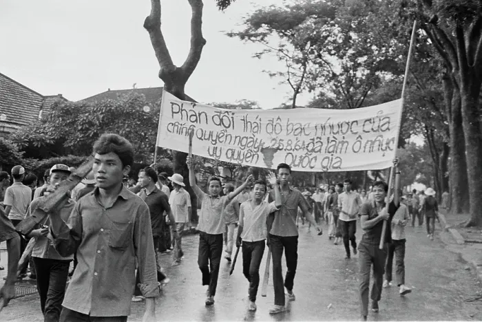 Framed Print : Protests In Saigon Framed Print : Protests In Saigon