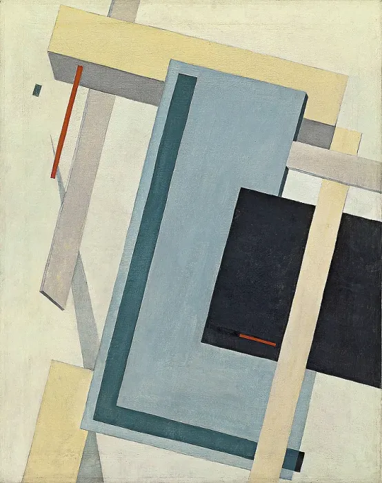 Framed Print : Proun 4 B, 1919-1920. Artist: Lissitzky, El (1890-1941)