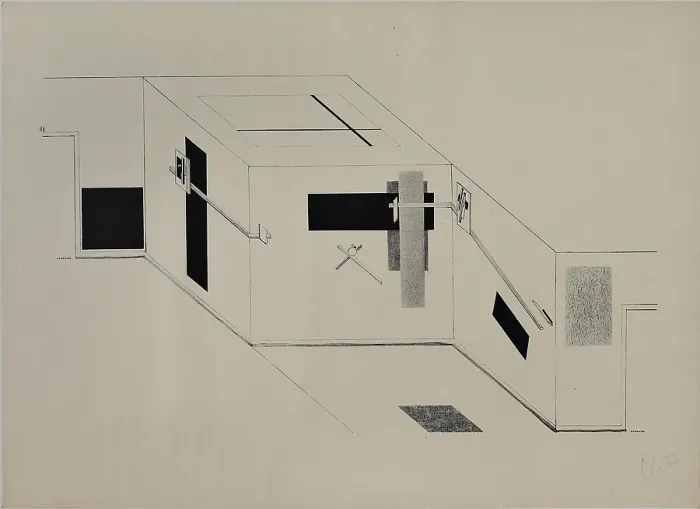 Framed Print : Proun. Artist: Lissitzky, El (1890-1941) Framed Print : Proun. Artist: Lissitzky, El (1890-1941)