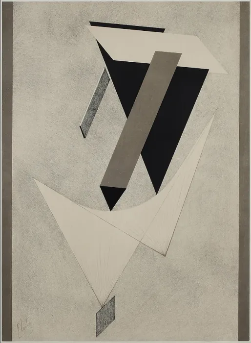 Framed Print : Proun. Artist: Lissitzky, El (1890-1941) Framed Print : Proun. Artist: Lissitzky, El (1890-1941)