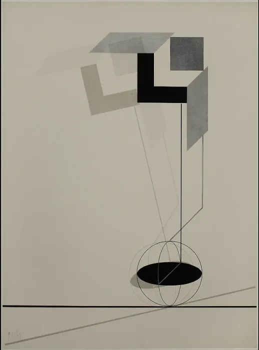Framed Print : Proun. Artist: Lissitzky, El (1890-1941) Framed Print : Proun. Artist: Lissitzky, El (1890-1941)