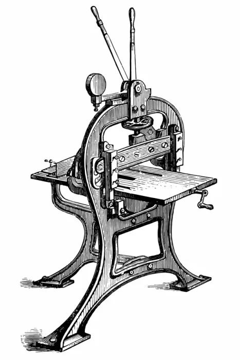 Framed Print : Pruning machine Framed Print : Pruning machine