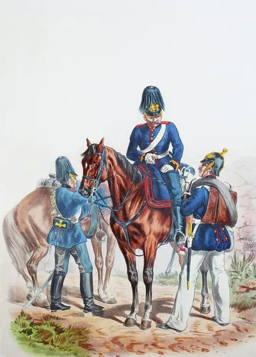 Framed Print : Prussian Army, Prussian Guard, 1st Brandenburg Field Artillery Regiment No. 3 and Lower Silesian Foot Artillery Regiment No. 5, Feldzeugmeister, common soldier, uniform of the army, military, Prussia, Germany Framed Print : Prussian Army, Prussian Guard, 1st Brandenburg Field Artillery Regiment No. 3 and Lower Silesian Foot Artillery Regiment No. 5, Feldzeugmeister, common soldier, uniform of the army, military, Prussia, Germany