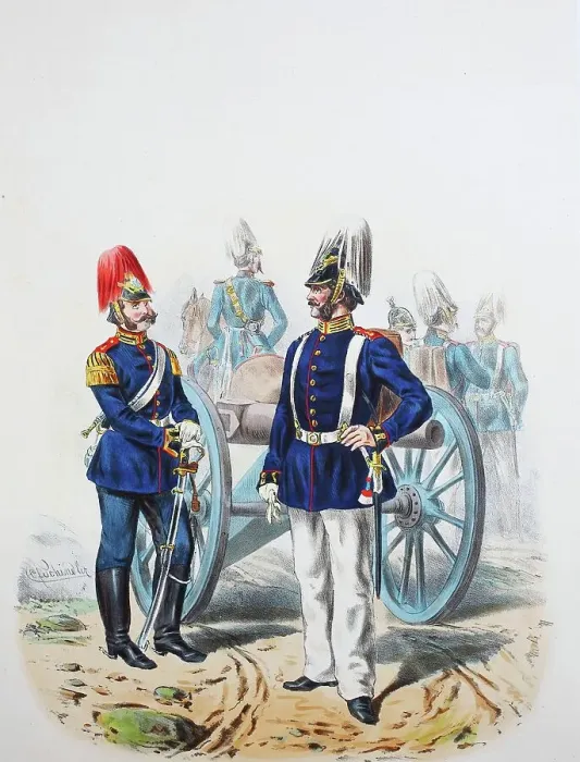 Framed Print : Prussian Army, Prussian Guard, 2nd Guard Field Artillery Regiment, staff trumpeter, one-year volunteer, army uniform, military, Prussia, Germany, digitally restored reproduction of a 19th century original Framed Print : Prussian Army, Prussian Guard, 2nd Guard Field Artillery Regiment, staff trumpeter, one-year volunteer, army uniform, military, Prussia, Germany, digitally restored reproduction of a 19th century original