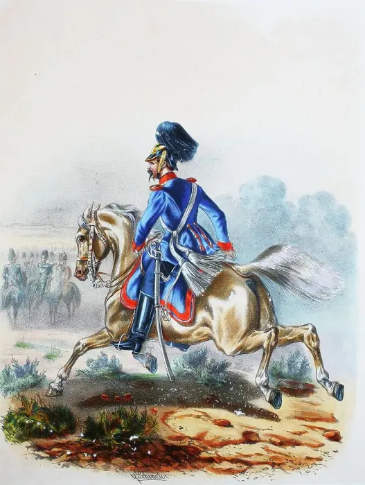 Framed Print : Prussian Army, Prussian Guard, Dragoon Regiment Prince Albrecht of Prussia, Lithuanian No. 1, Adjutant, Army Uniform, Military, Prussia, Germany, Digitally Restored Reproduction of a 19th century Original Framed Print : Prussian Army, Prussian Guard, Dragoon Regiment Prince Albrecht of Prussia, Lithuanian No. 1, Adjutant, Army Uniform, Military, Prussia, Germany, Digitally Restored Reproduction of a 19th century Original