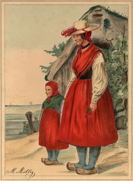 Framed Print : Prussian Fishwife Framed Print : Prussian Fishwife