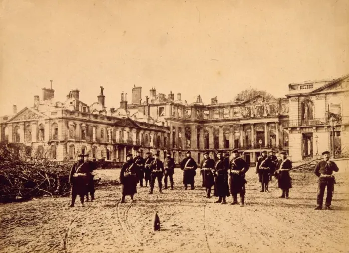 Framed Print : Prussians At Palace Framed Print : Prussians At Palace