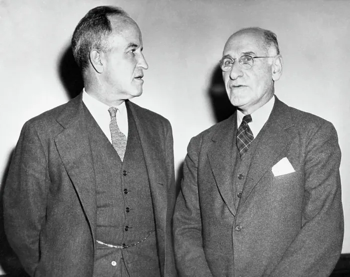 Framed Print : Psychiatrists Dr. Carl A. Binger and Dr. Henry A Murray Framed Print : Psychiatrists Dr. Carl A. Binger and Dr. Henry A Murray