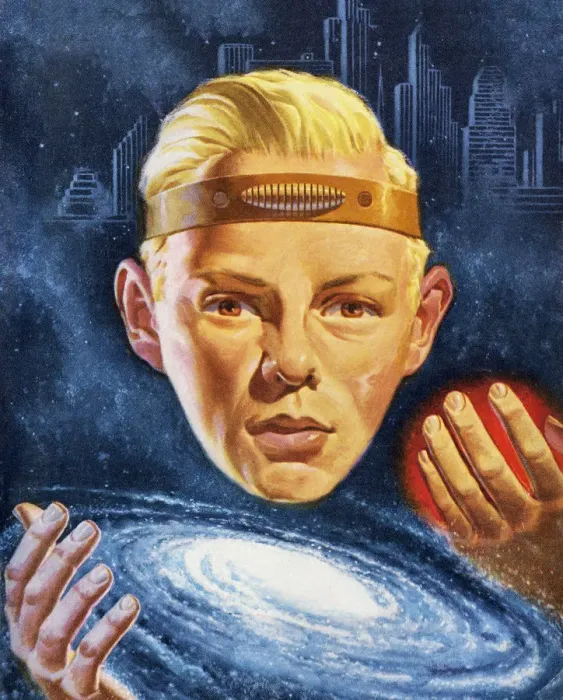 Framed Print : Psychic Boy Wearing Head Band Framed Print : Psychic Boy Wearing Head Band
