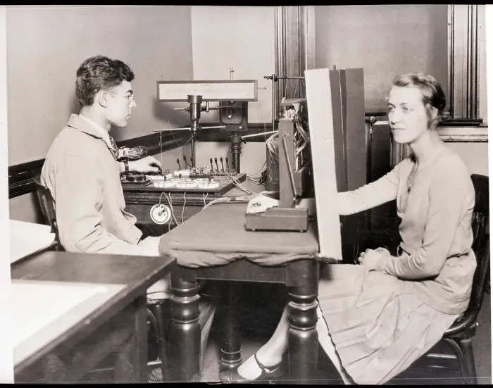 Framed Print : Psychologist Conducts Sensory Experiment Framed Print : Psychologist Conducts Sensory Experiment