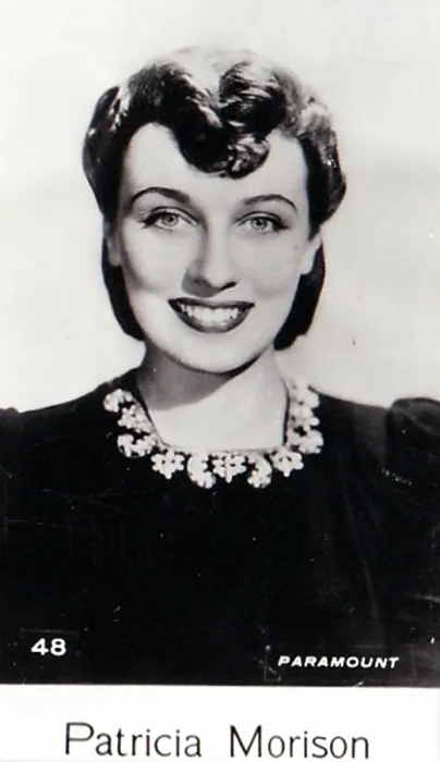 Framed Print : Ptricia Morison, Film Stars series, collectible C T Bridgewater cigarette card, 1940 Framed Print : Ptricia Morison, Film Stars series, collectible C T Bridgewater cigarette card, 1940