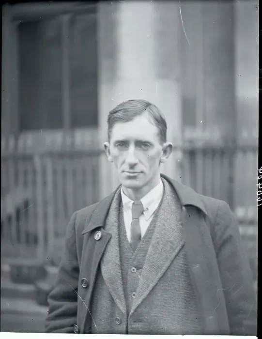 Framed Print : Public Official Richard Mulcahy Posing in Overcoat Framed Print : Public Official Richard Mulcahy Posing in Overcoat