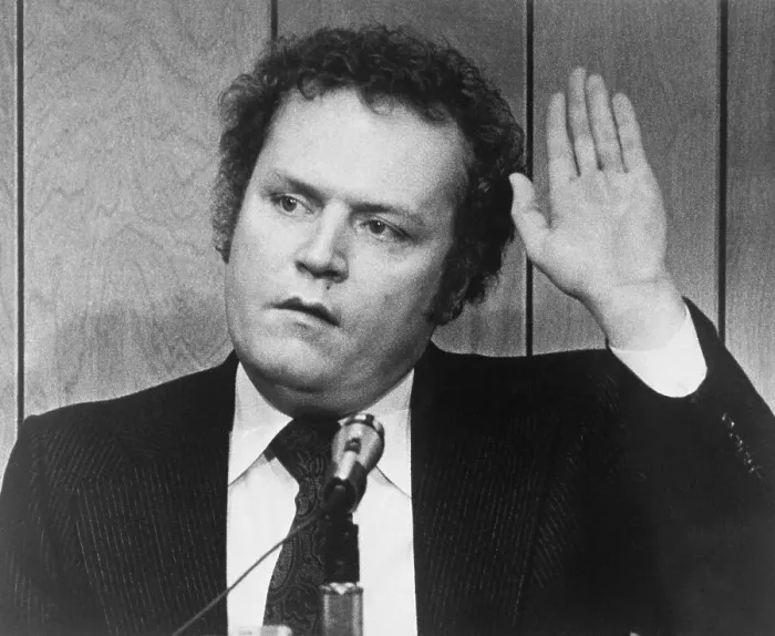 Framed Print : Publisher Larry Flynt Being Sworn in at Trial Framed Print : Publisher Larry Flynt Being Sworn in at Trial