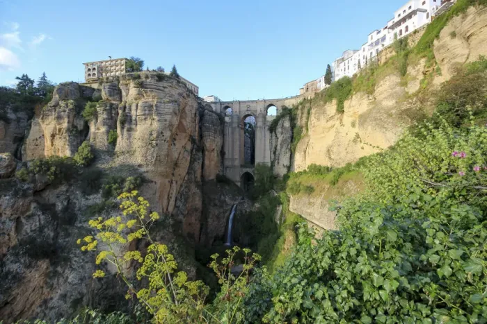 Framed Print : The Puente Nuevo bridge in Ronda, spanning the deep canyon of the Guadalevin River Framed Print : The Puente Nuevo bridge in Ronda, spanning the deep canyon of the Guadalevin River