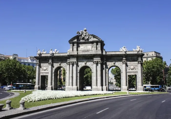 Framed Print : Puerta de Alcala or Alcala Gate, Plaza de la Independencia, Madrid, Spain Framed Print : Puerta de Alcala or Alcala Gate, Plaza de la Independencia, Madrid, Spain