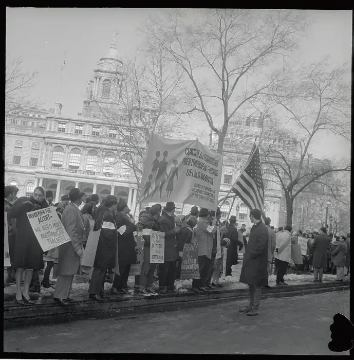 Framed Print : Puerto Ricans Demonstrating Framed Print : Puerto Ricans Demonstrating