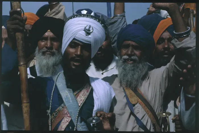 Framed Print : Pujabi Sikhs in Protest Framed Print : Pujabi Sikhs in Protest