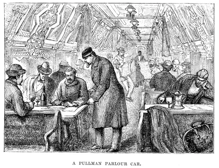 Framed Print : Pullman parlour car Framed Print : Pullman parlour car