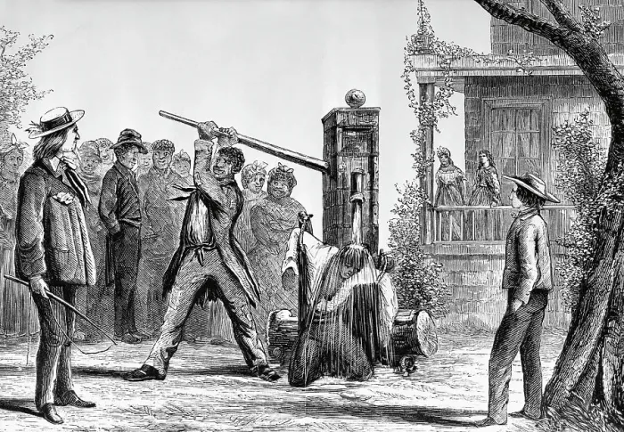 Framed Print : Punishment Of Slave On Plantation Framed Print : Punishment Of Slave On Plantation