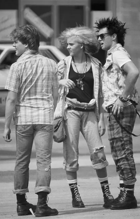 Framed Print : Punk Rock Teens in Dallas Framed Print : Punk Rock Teens in Dallas