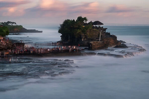 Pura Tanah Lot, The famous place Temple of Bali, Indonesia