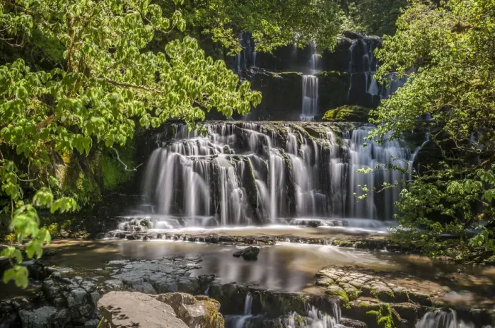 Framed Print : Purakaunui waterfall, Catlins, South Island, New Zealand Framed Print : Purakaunui waterfall, Catlins, South Island, New Zealand