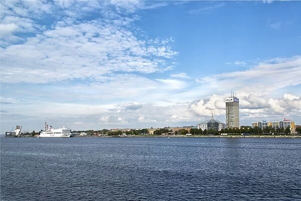 Pure clouds over Riga