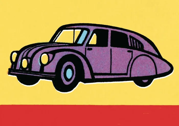 Framed Print : Purple car Framed Print : Purple car