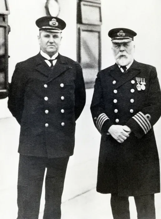 Framed Print : Purser McElroy and Captain Smith on the Titanic Framed Print : Purser McElroy and Captain Smith on the Titanic