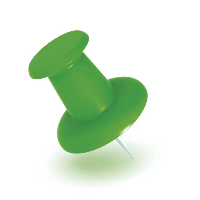 Framed Print : Push pin, 3D rendering Framed Print : Push pin, 3D rendering