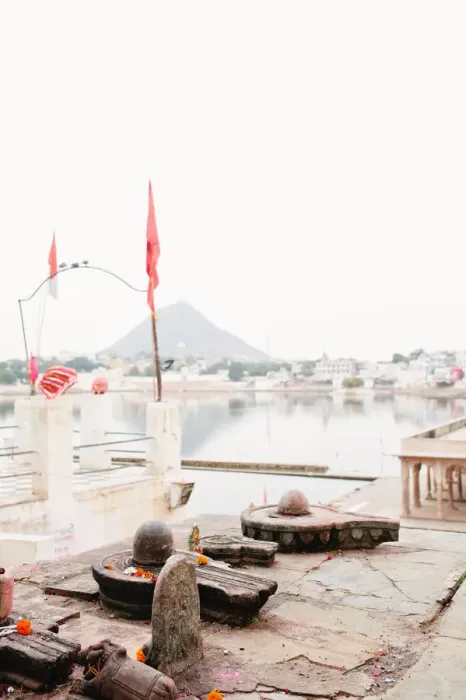 Framed Print : Pushkar lake and shrine, Rajasthan India Framed Print : Pushkar lake and shrine, Rajasthan India