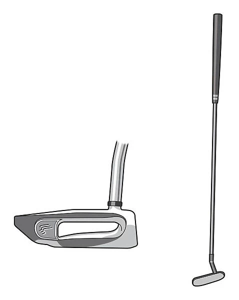 Putter, full length and clubhead
