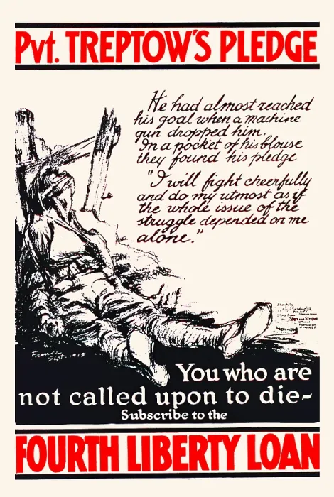 Framed Print : Pvt Treptow's Pledge Framed Print : Pvt Treptow's Pledge