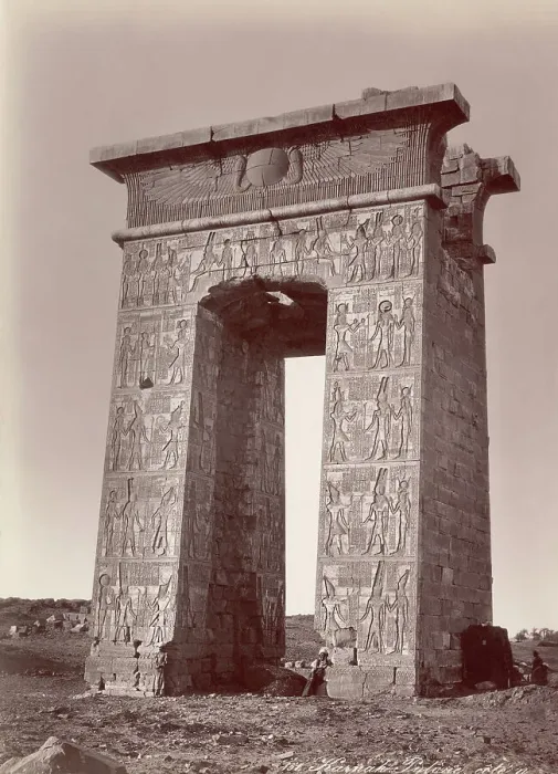 Framed Print : Pylon at Karnak Framed Print : Pylon at Karnak