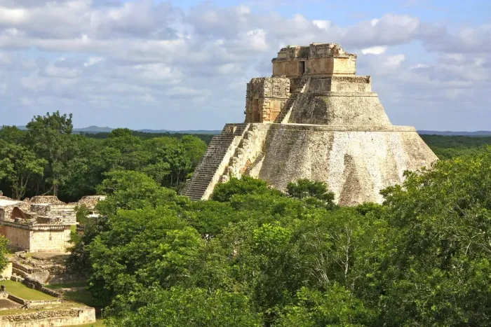 Framed Print : Pyramid of Magician - Uxmal Framed Print : Pyramid of Magician - Uxmal