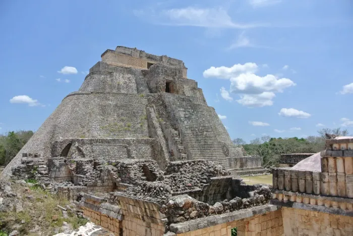 Framed Print : Pyramid of the Magician, Uxmal Framed Print : Pyramid of the Magician, Uxmal
