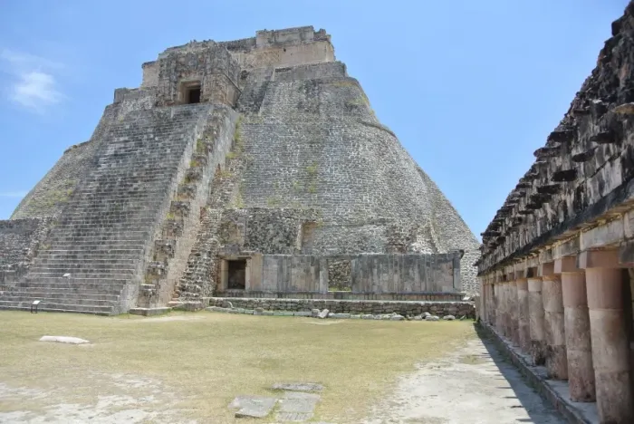 Framed Print : Pyramid of the Magician, Uxmal Framed Print : Pyramid of the Magician, Uxmal