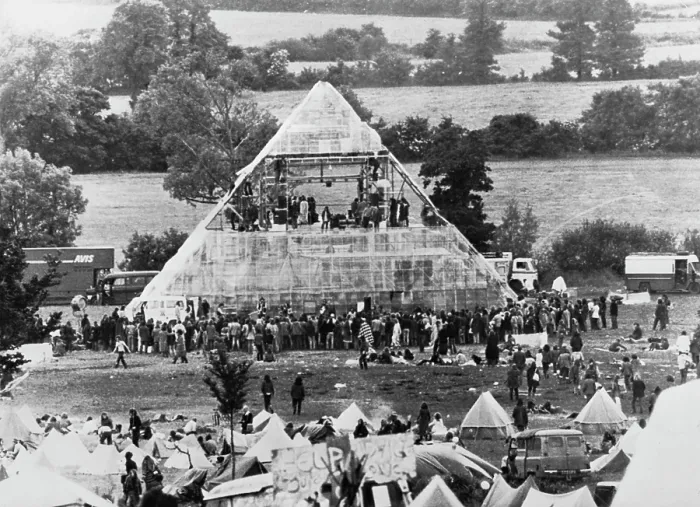 Framed Print : Pyramid Stage, Glastonbury Framed Print : Pyramid Stage, Glastonbury