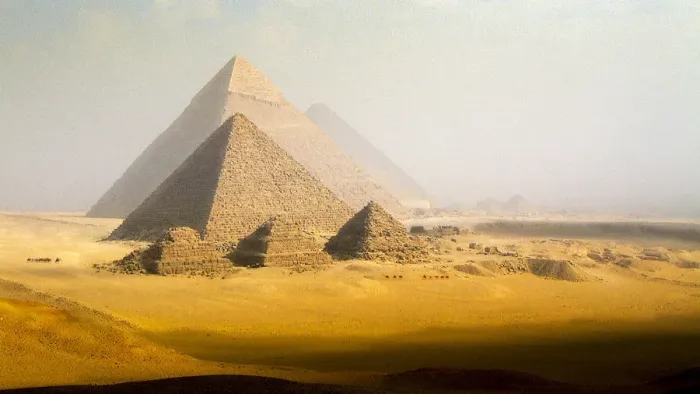 Framed Print : The Pyramids, Giza, Egypt