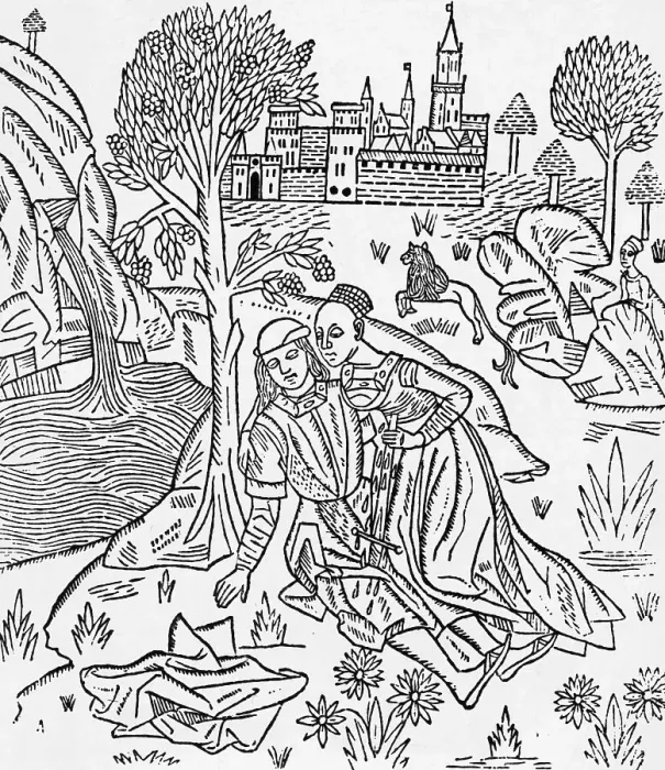 Framed Print : Pyramus and Thisbe, from Ovid, Metamorphoses