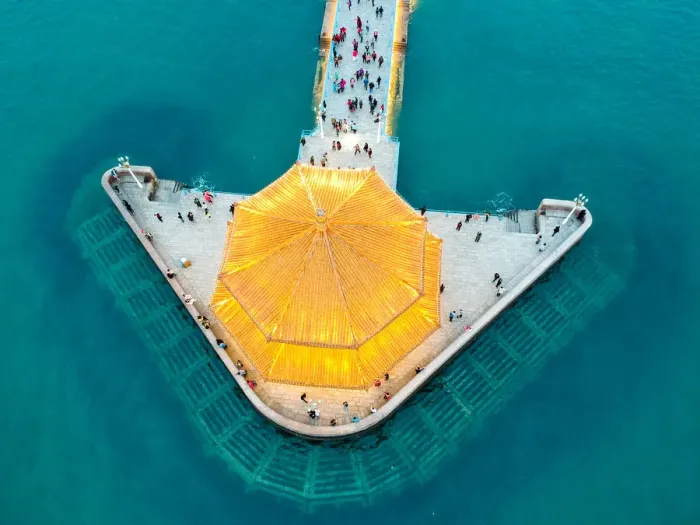 Framed Print : Qingdao Zhanqiao Pier